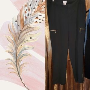 ❣Cache zipper ankle pants